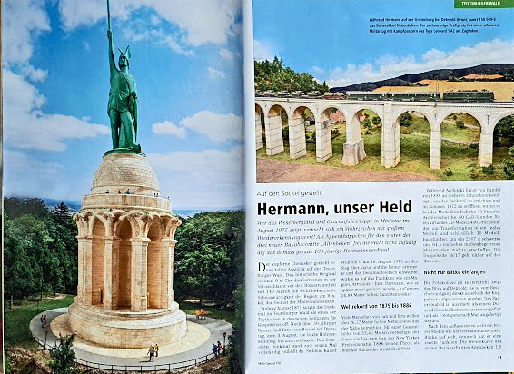 Hermannsdenkmal Eisenbahn Modellbau